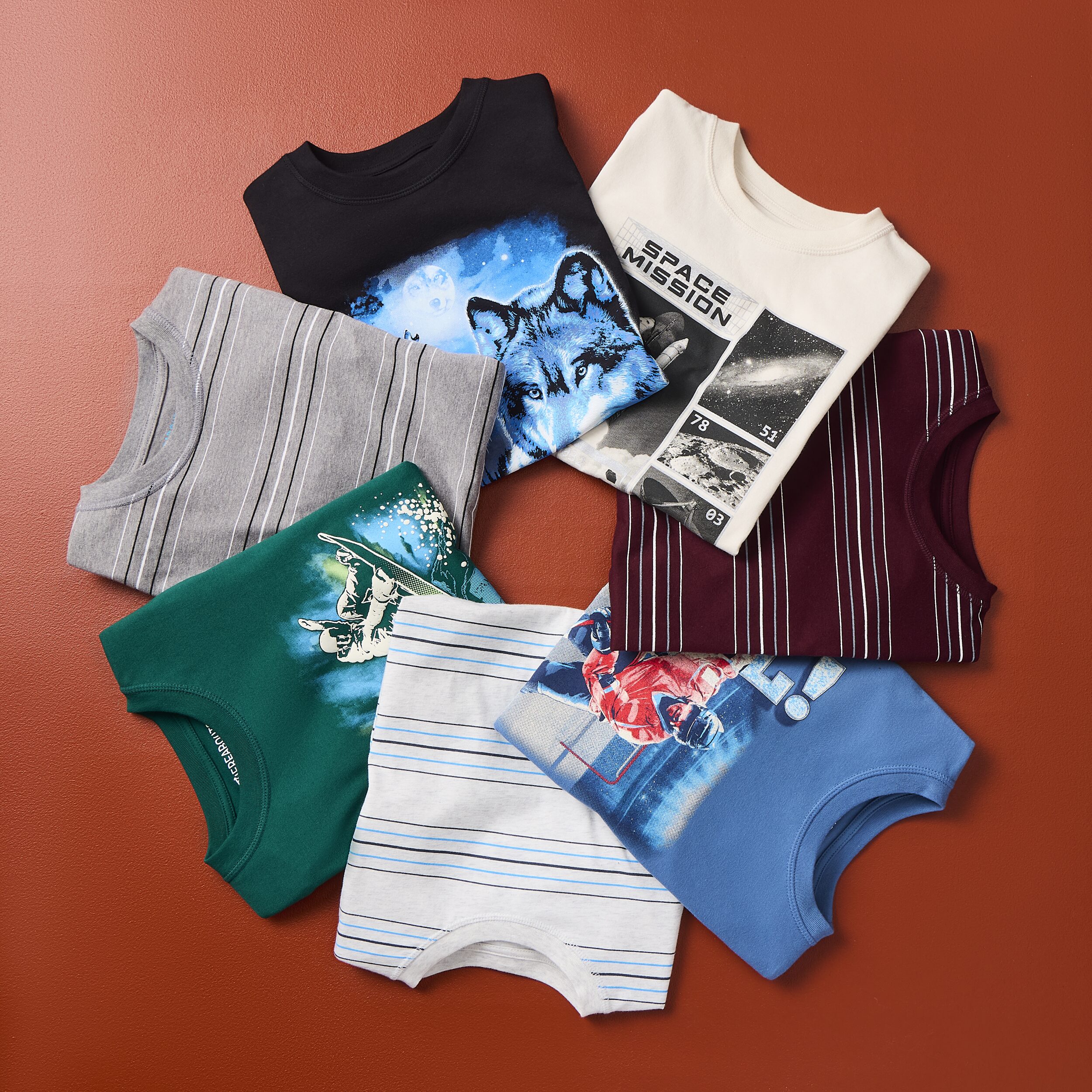 Thereabouts Little & Big Kid Boys Crew Neck Long Sleeve T-Shirt