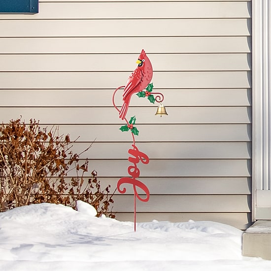 Glitzhome Metal Bell Christmas Yard Art