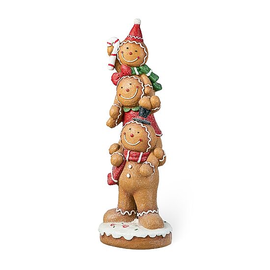 Glitzhome 29.25" Gingerbread Man Christmas Porch Sign