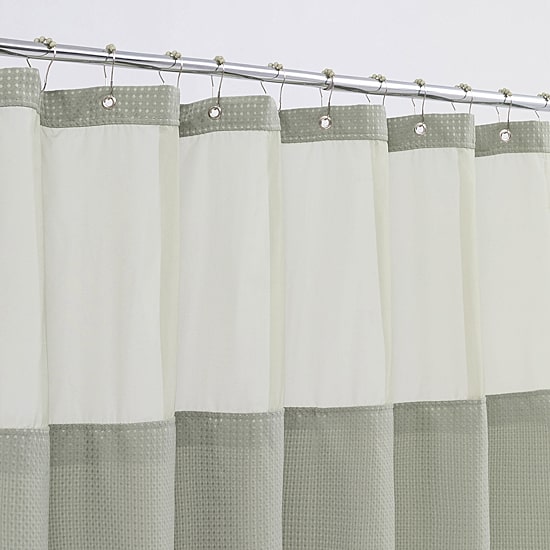 Awesome Home™ Polyester Waffle Snap In Liner Shower Curtain Set