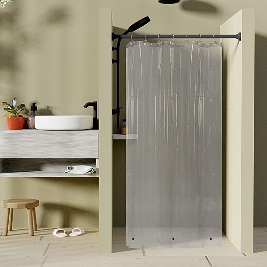 Awesome Home™ Premium Peva PEVA. Shower Curtain Liner