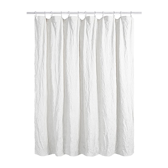 Awesome Home™ Solid Texture Shower Curtain