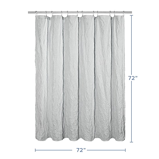 Awesome Home™ Solid Texture Shower Curtain