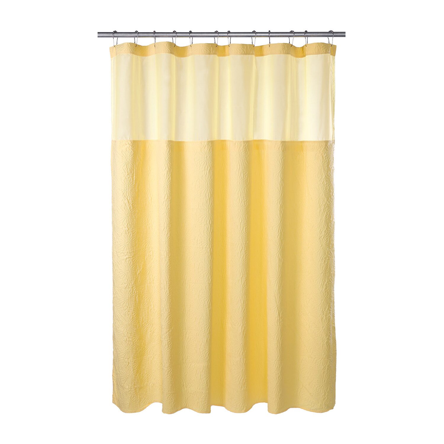 Awesome Home™ Starburst Snap Liner Hooks Shower Curtain Set