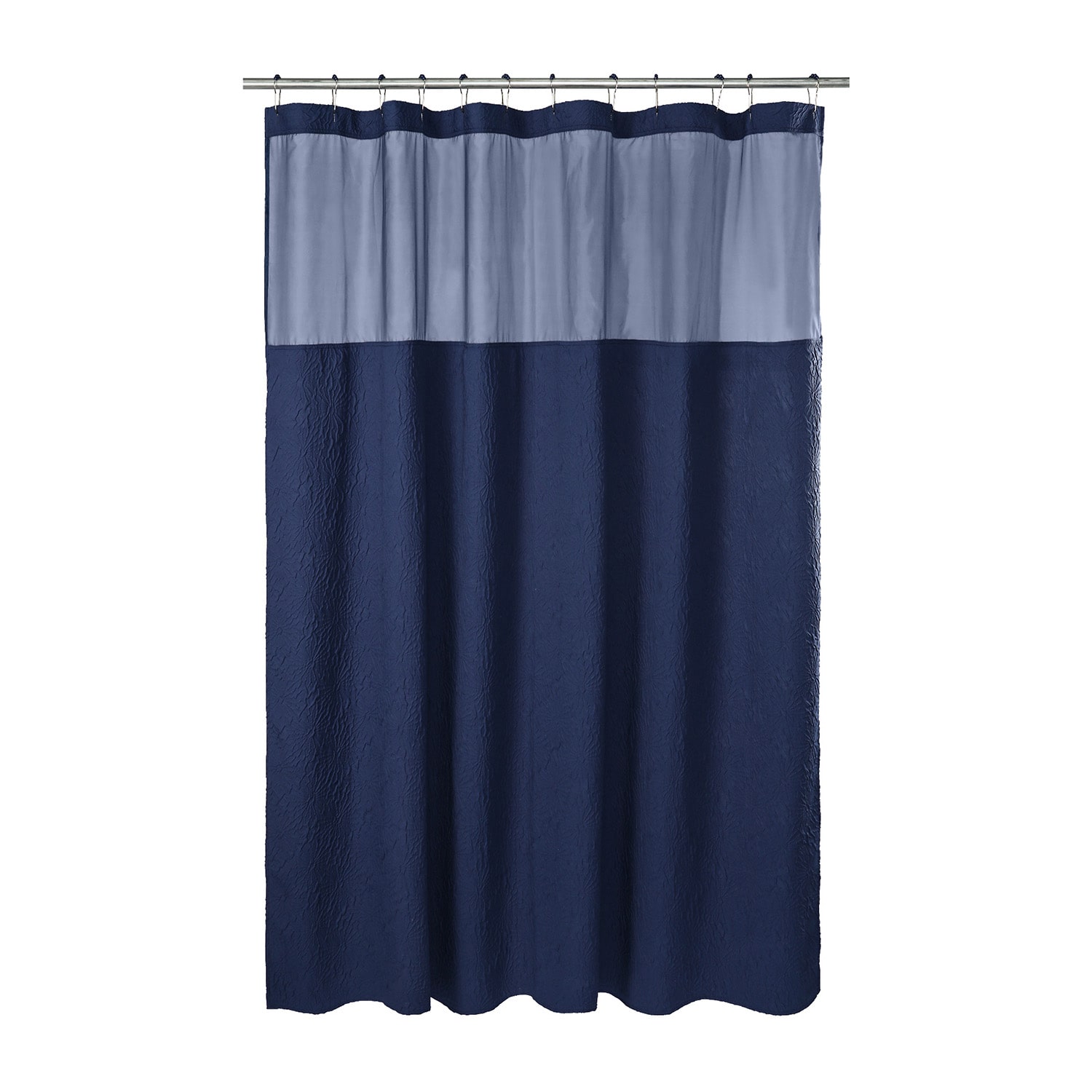 Awesome Home™ Starburst Snap Liner Hooks Shower Curtain Set