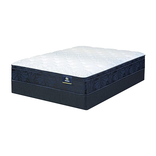 Serta Classic Andria 12.5" Plush Euro Top - Mattress + Box Spring