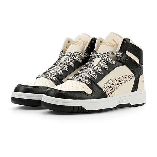 PUMA Rebound Layup  Animal Big Kid Girls Basketball Shoes