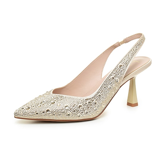 Nicole Miller Scoutie Womens Pointed Closed Toe Kitten Heel Pumps