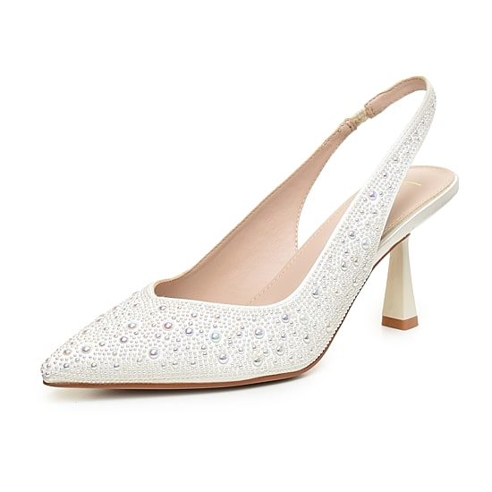 Nicole Miller Scoutie Womens Pointed Closed Toe Kitten Heel Pumps