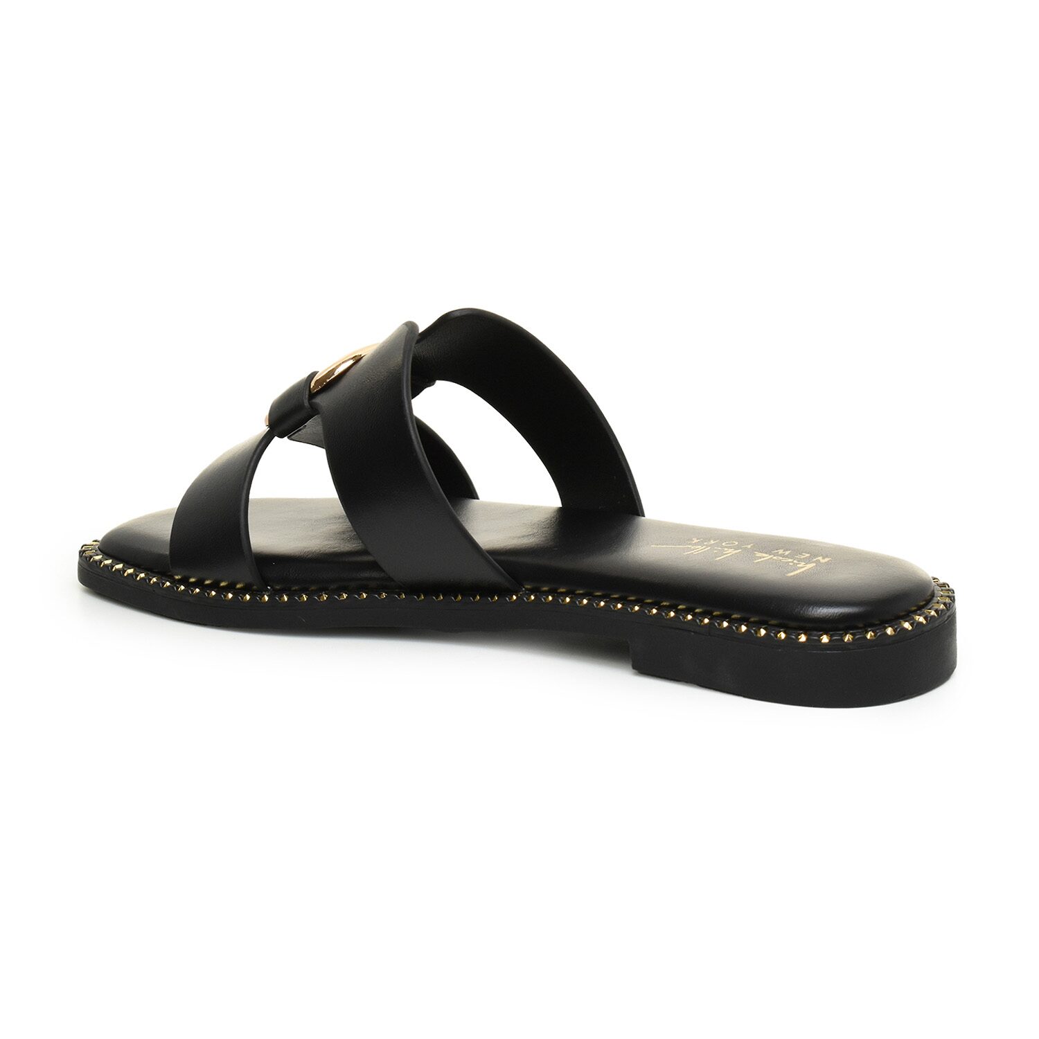 Nicole Miller Womens Danis Flat Sandals