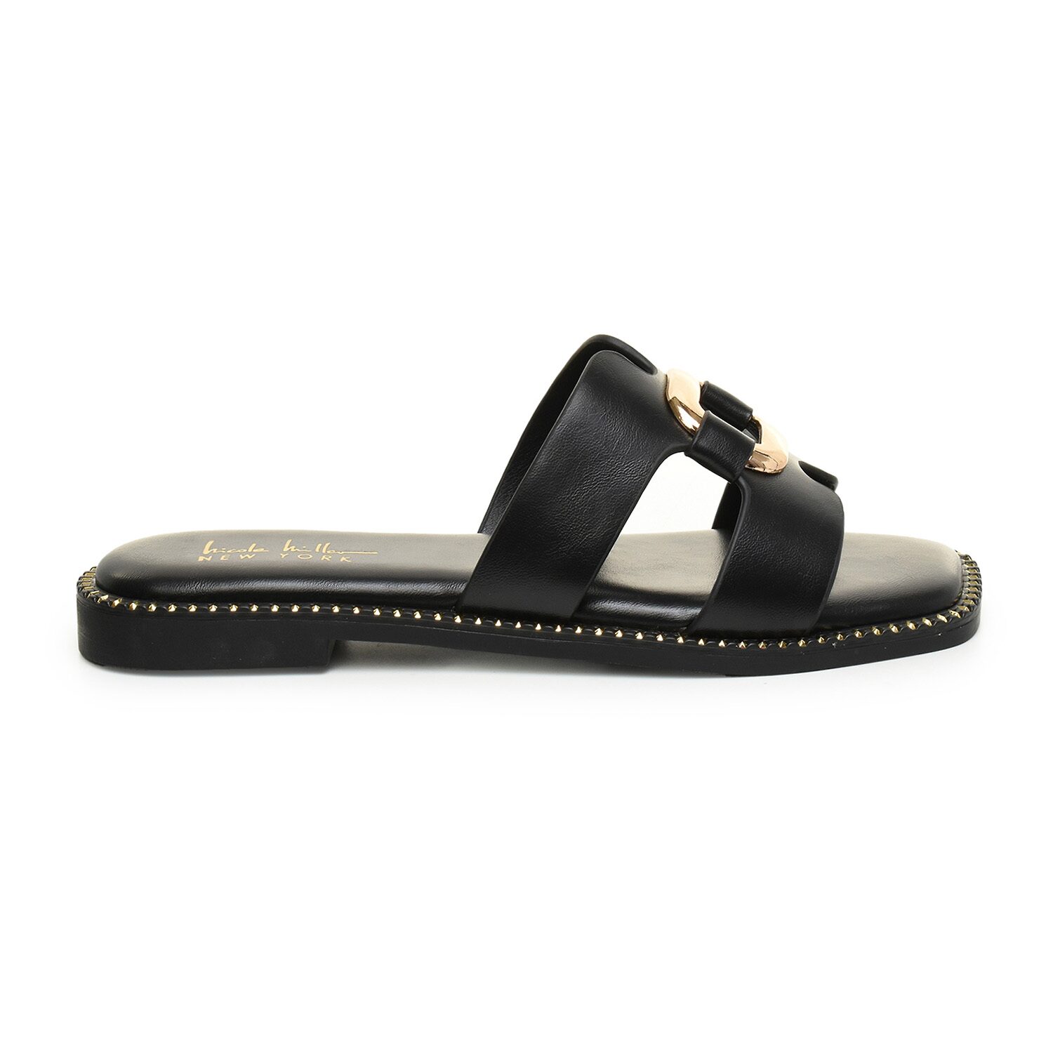 Nicole Miller Womens Danis Flat Sandals