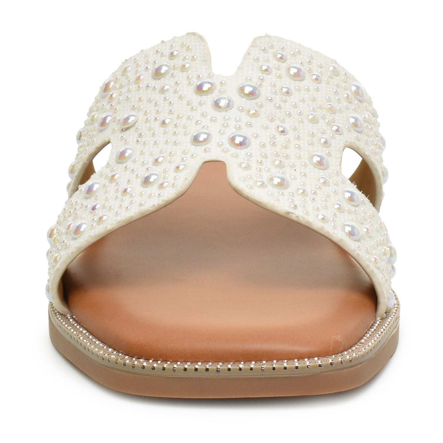 Nicole Miller Womens Heston Flat Sandals
