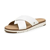 Nicole Miller Womens Fencie Criss Cross Strap Flat Sandals