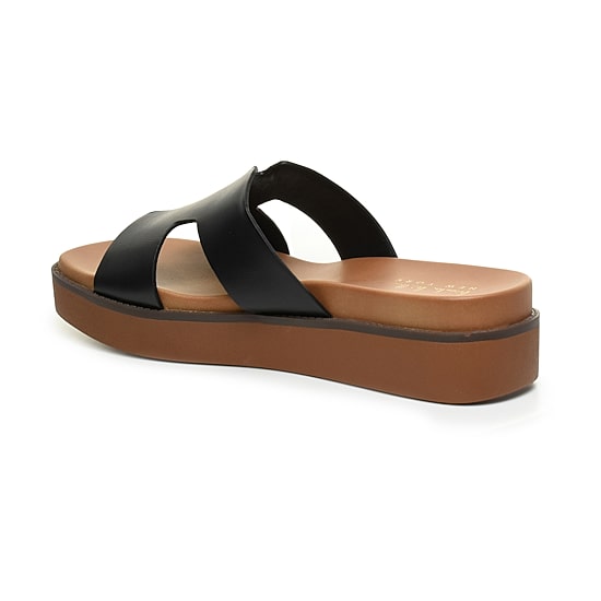 Nicole Miller Trams Womens Footbed Sandals