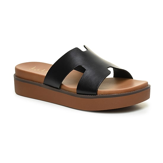 Nicole Miller Trams Womens Footbed Sandals - JCPenney