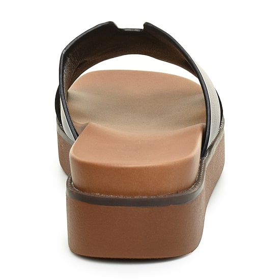 Nicole Miller Trams Womens Footbed Sandals