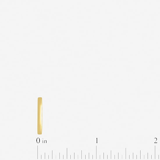 Womens 2MM 14K Gold Over Silver Round Wedding Band