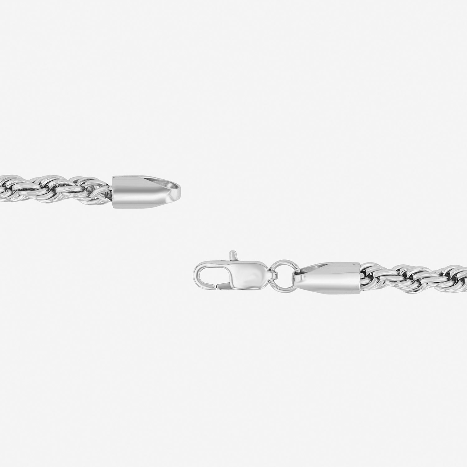 Mens Stainless Steel Solid 8 1/2 Inch Link Bracelet