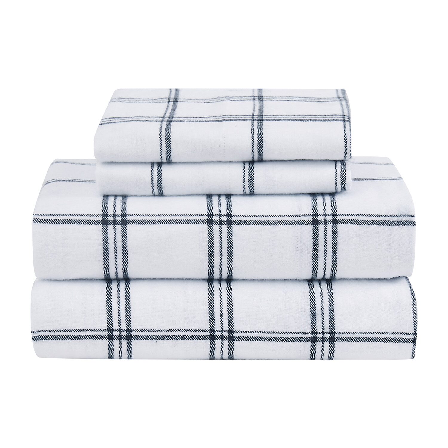 Truly Soft Bristol Plaid Flannel Sheet Set