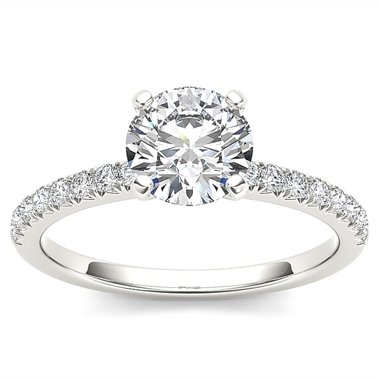3/4 CT.T.W. Natural Round Diamond 14K Gold