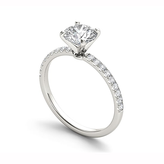 1 1/4 CT.T.W. Natural Round Diamond 14K Gold