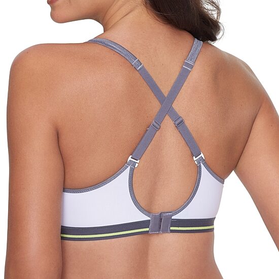 Hanes X-Temp™ Foam Womens Medium Support Full Coverage Sports Wireless Sports Bra Dhhbg7
