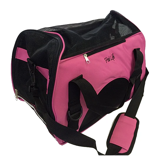 The Pet Life Airline Approved Altitude Force Sporty Zippered Fashion Pet Carrier