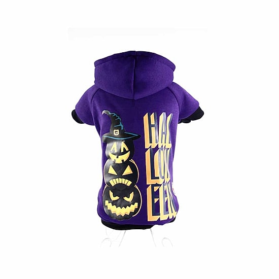 The Pet Life LED Lighting Halloween Happy Snowman Hooded Sweater Pet Costume