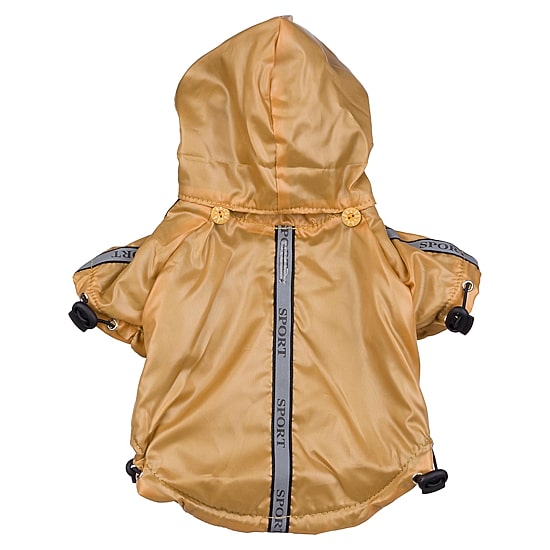 The Pet Life Reflecta-Sport Adjustable Reflective Weather-Proof Pet Rainbreaker Jacket
