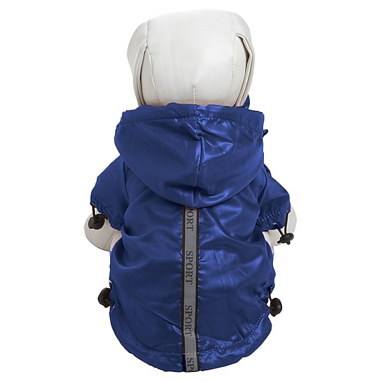 The Pet Life Reflecta-Sport Adjustable Weather-Proof Pet Windbreaker Jacket