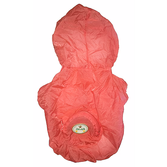The Pet Life The Ultimate Waterproof Thunder-Paw Adjustable Zippered Folding Travel Dog Raincoat