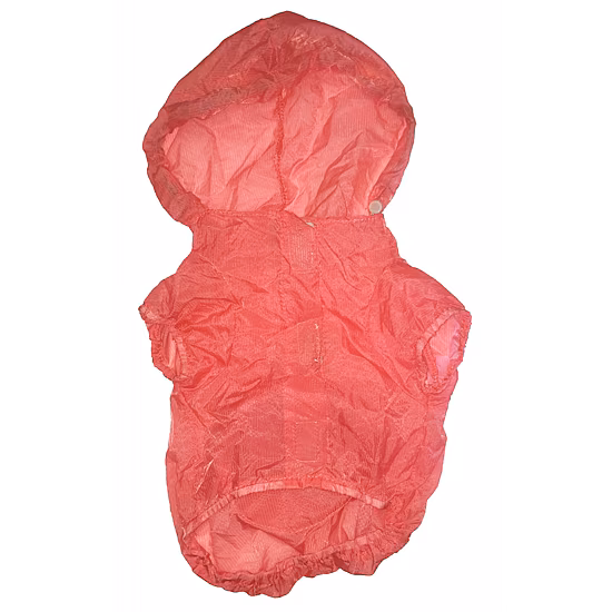 The Pet Life The Ultimate Waterproof Thunder-Paw Adjustable Zippered Folding Travel Dog Raincoat
