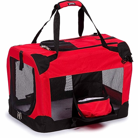 The Pet Life Folding Deluxe 360° Vista View House Pet Crate