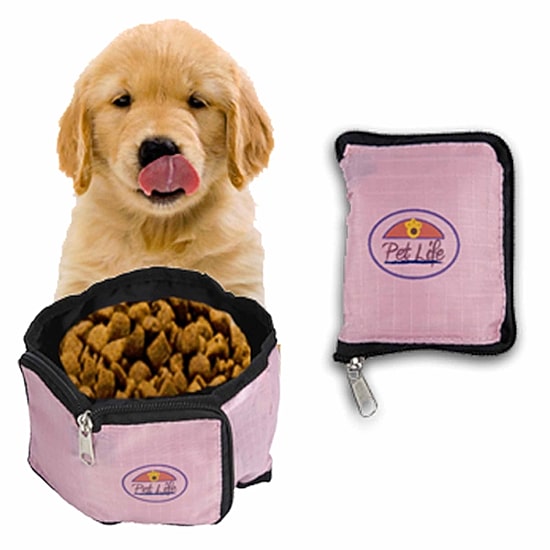 The Pet Life Wallet Travel Pet Bowl
