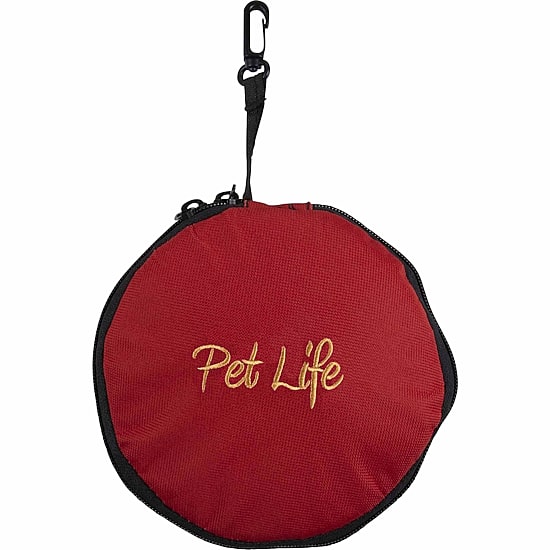 The Pet Life Double Water Travel Pet Bowl