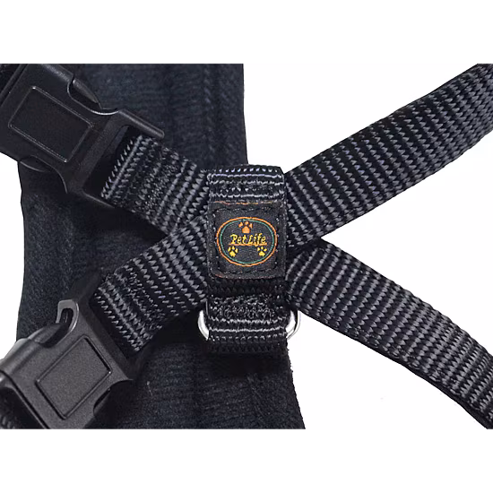 The Pet Life Mountaineer Chest Compression Adjustable Reflective Easy Pull Dog Harness
