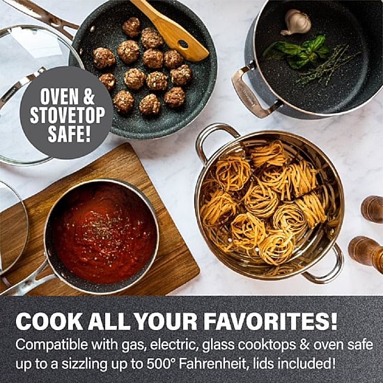 Granitestone 20-pc. Nonstick Cookware and Bakeware Set