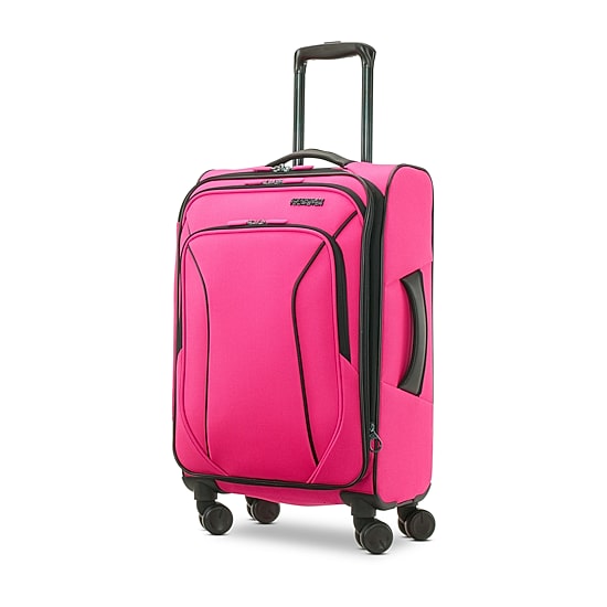 American Tourister Pirouette Nxt 20 Inch Softside Expandable Carry-On Spinner Luggage