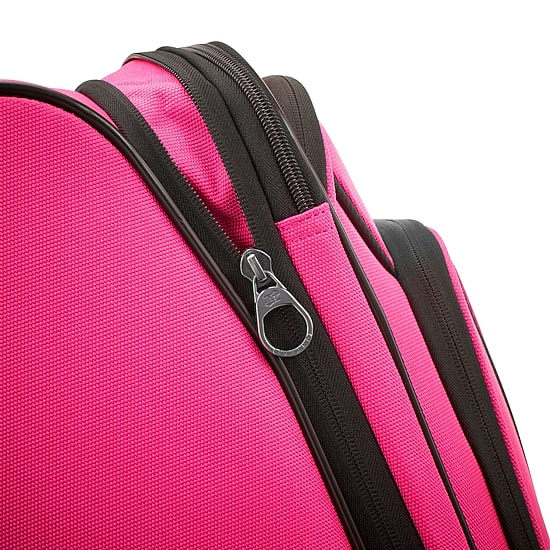 American Tourister Pirouette Nxt 24 Inch Softside Expandable Checked Spinner Luggage