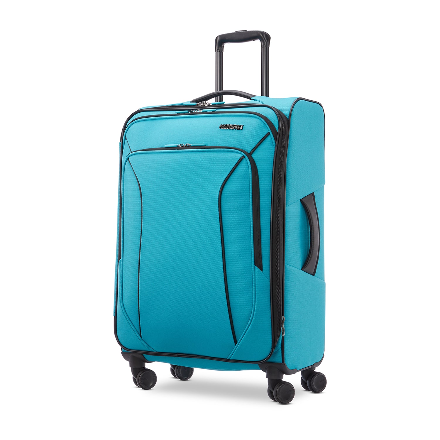American Tourister Pirouette Nxt Inch Softside Expandable Checked Spinner Luggage