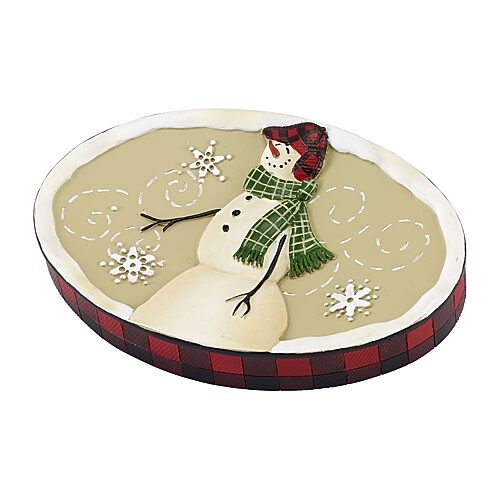 Avanti Snowman Gathering Soap Dish In Beige