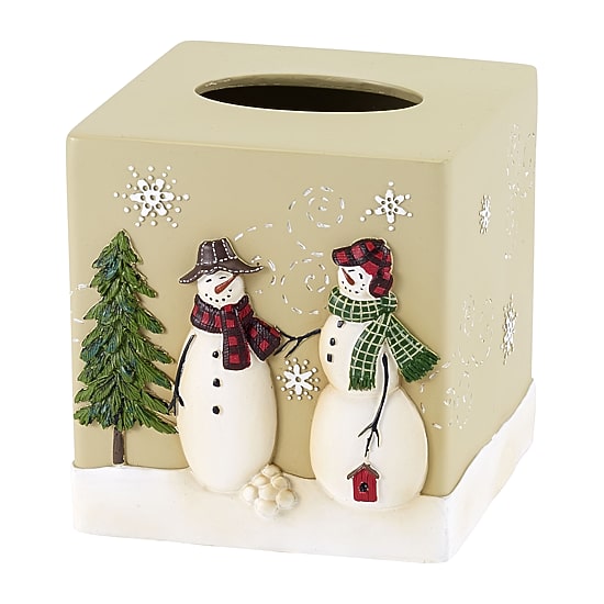 Avanti Snowman Gathering Tissue Box Cover