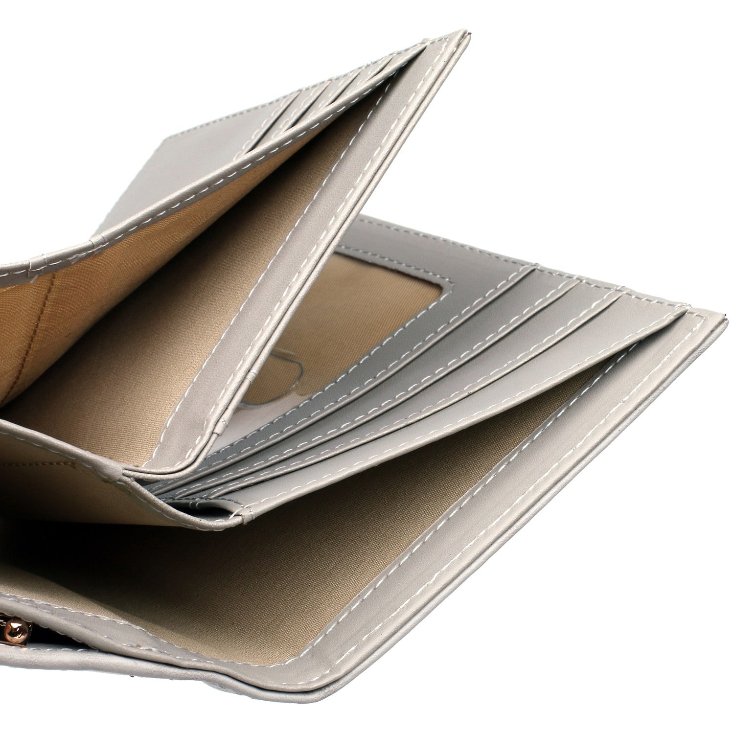 Julia Buxton Heiress Leather Double Cardex Womens Rfid Blocking Bifold Wallet