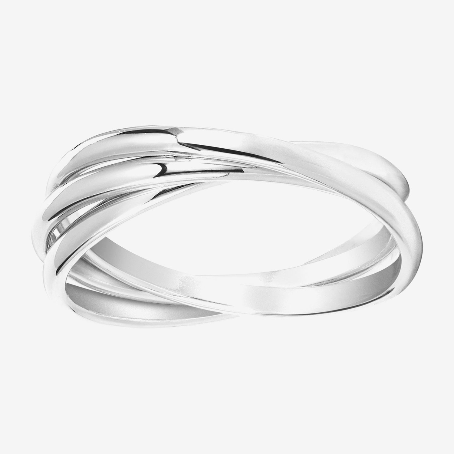 Womens Sterling Silver Band