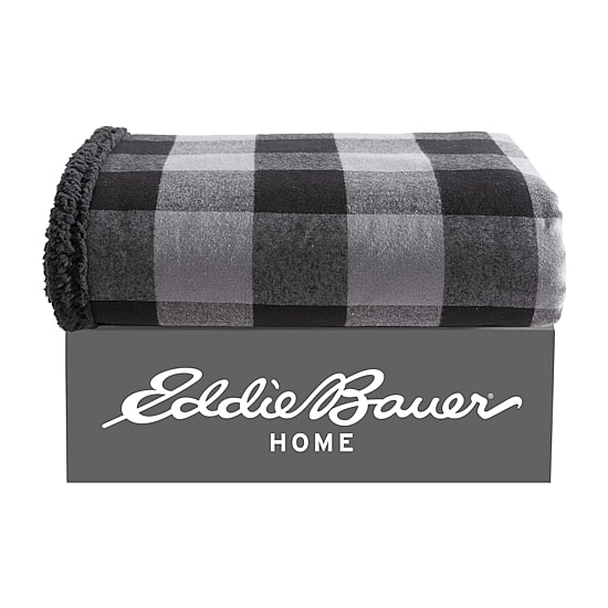 Eddie Bauer Cabin Cotton Flannel Lightweight Throw