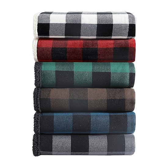 Eddie Bauer Cabin Cotton Flannel Lightweight Throw
