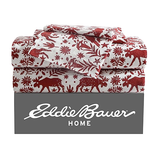 Eddie Bauer Arcadia Cotton Flannel Deep Pocket Sheet Set