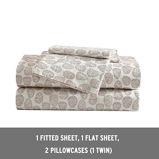 Eddie Bauer Little Creek Pine Cone Deep Pocket Sheet Set