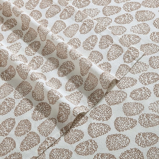 Eddie Bauer Little Creek Pine Cone Deep Pocket Sheet Set