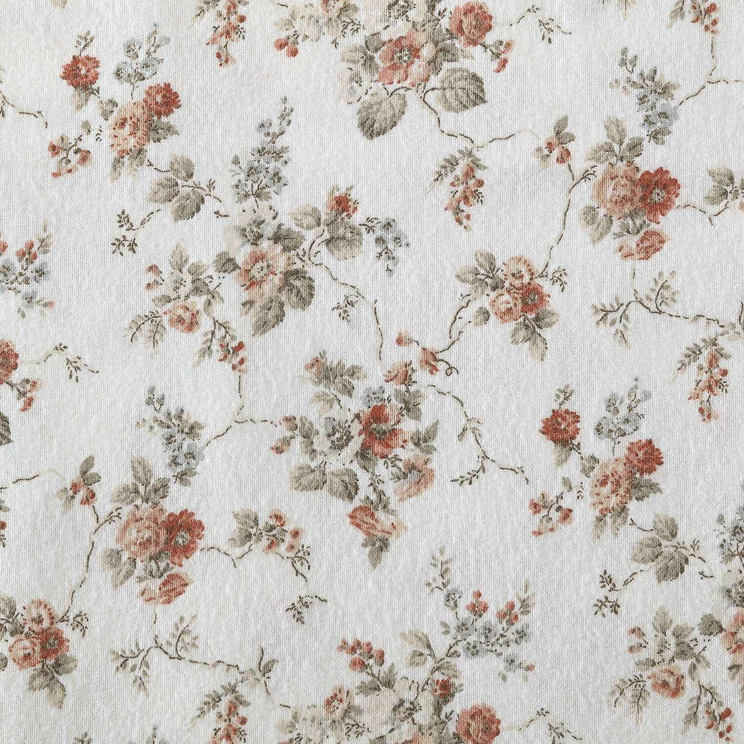 Laura Ashley Le Fleur Cotton Flannel Deep Pocket Sheet Set